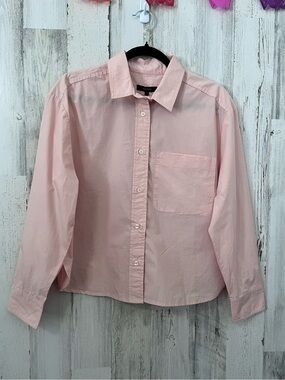 Quince Light Pink  Button-Down Shirt Cotton Small NWT